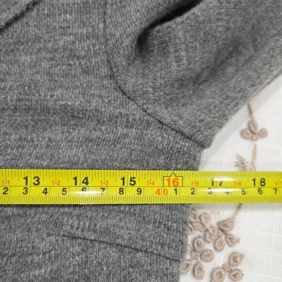 Vera Wang Purple Label Wool Sweater Dress Long Sleeve Black Sequin Gray 4 - Picture 6 of 7